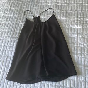 Naked zebra black tank top